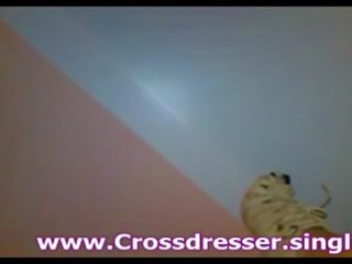 Crossdresser niedoświadczony ssanie i pieprzenie czarne co