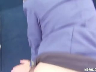 Hitchhiker stewardess sex video in the public