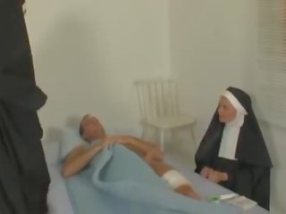 2 Nuns Blow A Sick Patient