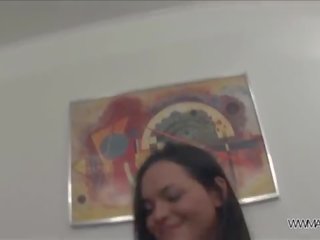 Ass fisting before hardcore fuck for young brunette young female