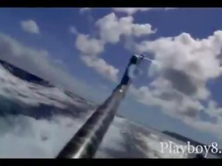 বিশাল দুধ playmates চেষ্টা আউট fishing firing এবং আছে মজা উপর tankers