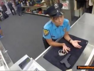 Latina Cop movies Off Her Booty For Money