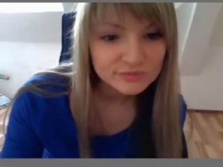 German beautiful teen on webcam part I