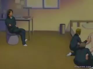 Hentai anime lassie shtëpi gangbanged