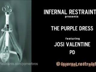 Josi バレンタイン バウンド で a 紫の ドレス