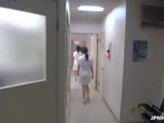 Japońskie pielęgniarka dostaje niegrzeczne z za obrócony na part6