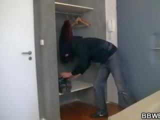 Busty Plumper Is Pounded By lascivious Burglar