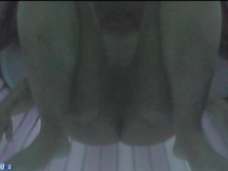 Voyeur webcam nude teenager in solarium part15